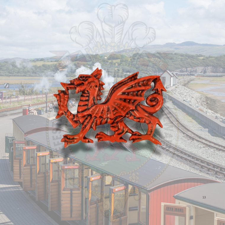 Welsh Dragon Resin Shaped Magnet (76422-000)
