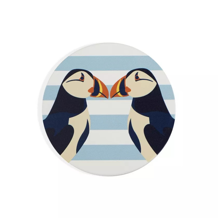 Coaster Ceramic - RSPB Puffin Kiss (CST1RSPB05)