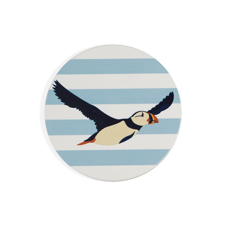 Coaster Ceramic - RSPB Puffin Flying (CST1RSPB07)
