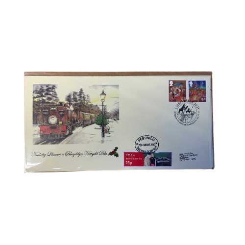 First Day Cover: Nadolig Llawen o Rhyd Ddu