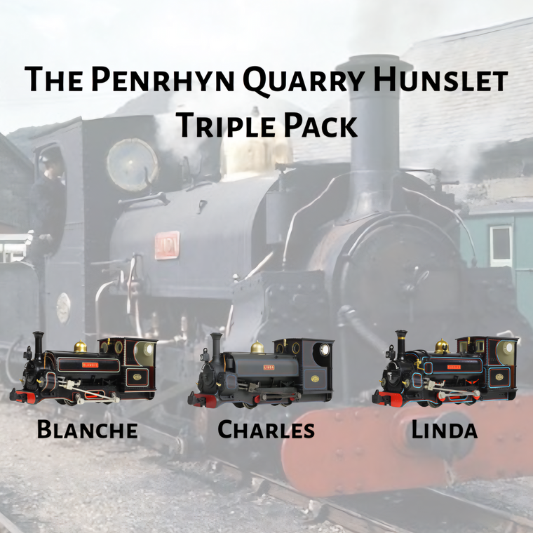 391-125 & 126 & 127 - A Penrhyn Quarry Triple Pack (No Sound)