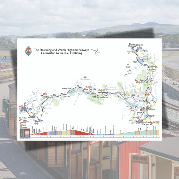 A3 Poster - F&WHR ‘Map of the Line’