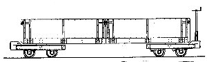 DM65 Festiniog Hudson Dropside Steel Bogie Open