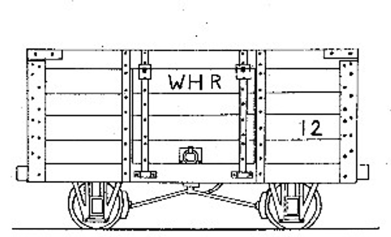 DM51 WHR 4 Wheel 4 Ton Mineral Wagon Kit
