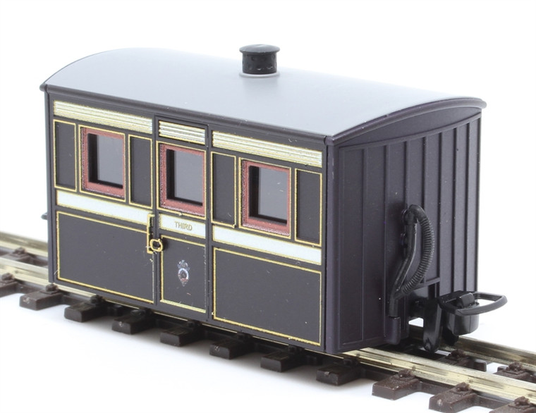 Peco: GR-555 FR 'Bug Box' - 3rd Class in Victorian Livery