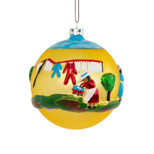 Wash Day Round Ball Christmas Ornament