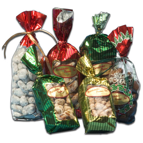 6 oz - Pecan Candy Foil Gift Bags
