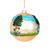 Pecan Picking Round Ball Christmas Ornament