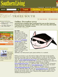 Southern Living Pecan News and Press - November 2002