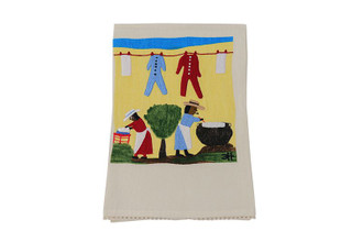 Wash Day Linen Tea Towel