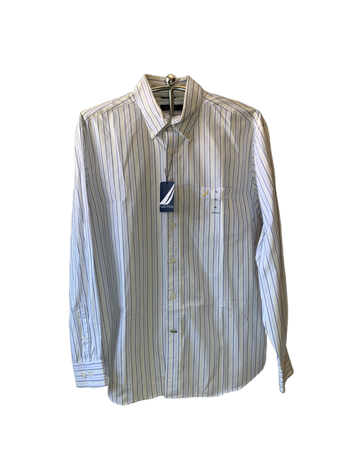 Camisa Nautica Manga Larga Wrinkle Resistant XL