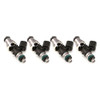 ID2600-XDS 2600.48.14.14.4 Fuel Injectors, 14mm (grey) adapters, set of 4