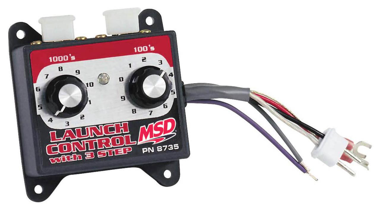 MSD 8735 Launch Control Module Selector w/ 3-step - Scram Speed