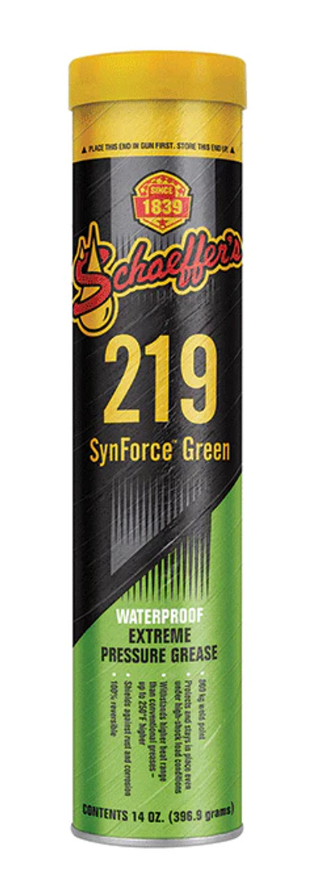 Schaeffers 02192 Synforce Green Grease NLGO #2 (30 tubes/case)