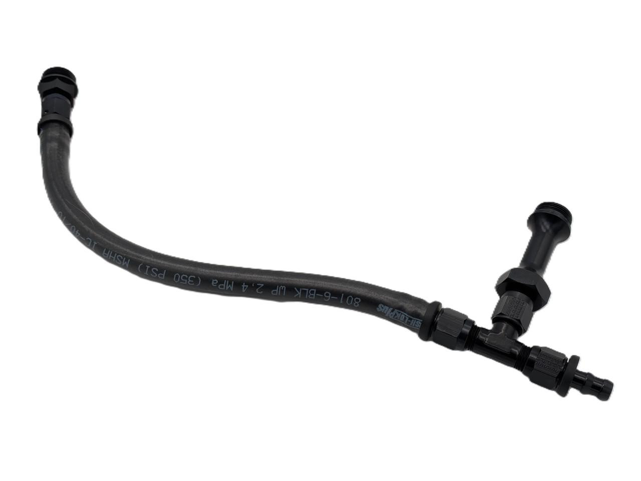 Dual Inlet -6 Dual Feed fuel line for Edelbrock VRS 4150 - Scram Speed