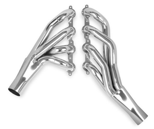 HOOKER LS-SWAP MID-LENGTH HEADER - CERAMIC COATED, 1-7/8", Collector Size 3"