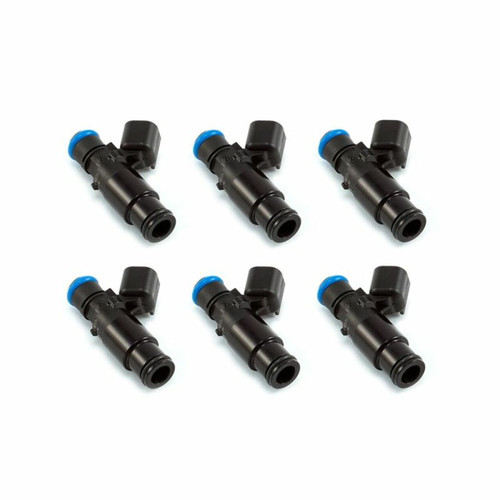 ID1700-XDS 1700.48.14.14B.6 Fuel Injectors, 14mm (black) bottom adapters, set of 6