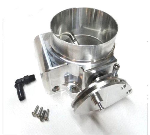 NICK WILLIAMS THROTTLE BODY - BILLET - 92MM - DBC - NATURAL - NW/92/CABLE/NAT