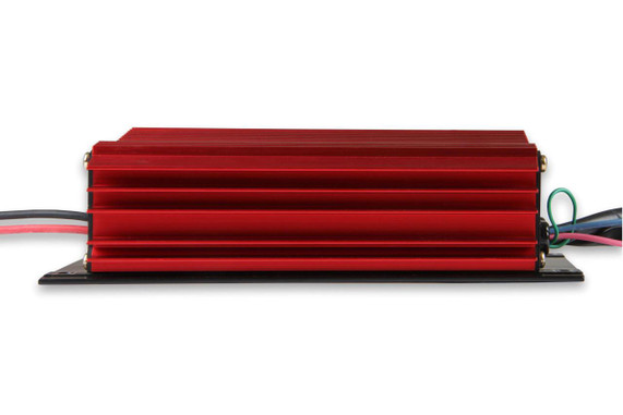 MSD 6520 Digital 6-Plus Ignition Control Box, red aluminum rectangular electronic ignition module with wiring connectors on the side.