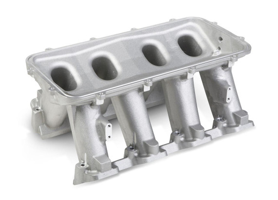 Holley Performance Parts – EFI, Intakes, & More CARBURETED HI-RAM BASE ONLY, aluminum intake manifold with four intake runners for high-performance carbureted engines. Holley Performance Parts – EFI, Intakes, & More CARBURETED HI-RAM BASE ONLY, aluminum intake manifold with four intake runners for high-performance carbureted engines.