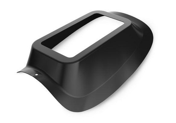 Hooker T-56 SHIFT HUMP PANEL 1970-1981 Camaro/Firebird T-56 Shift Hump Conversion Panel, black automotive interior component with precise cutout for gear shifter.