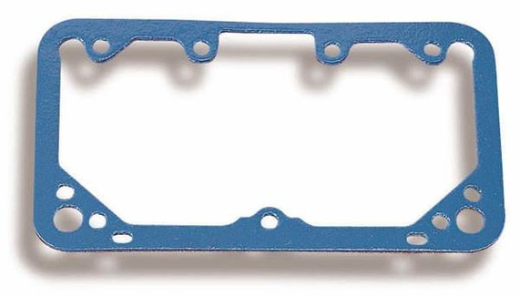 Holley Performance Parts – EFI, Intakes, & More FUEL BOWL GASKET, blue gasket for fuel bowl in automotive fuel systems.