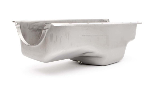 Scram Speed Uncoated Steel Stock Replacement Center Sump Oil Pan LA 360 and Magnumswap, uncoated steel oil sump for LA 360 engine, replacement sump for Magnumswap engines.