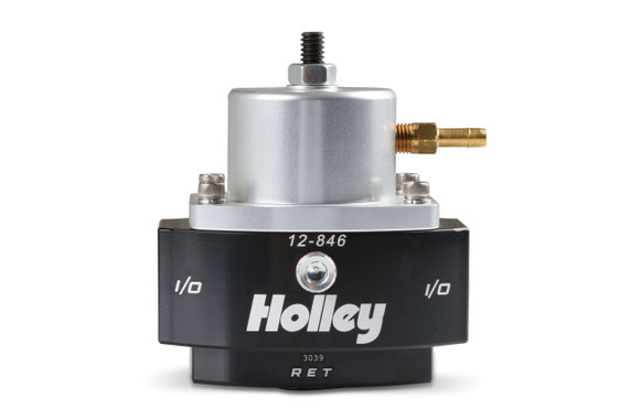 Holley 12-846 Billet EFI Fuel Pressure Regulator  -8 feed/-6 return