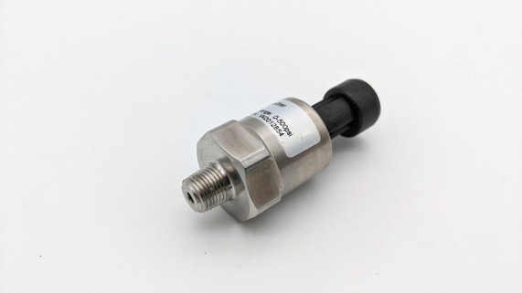 Scram Speed SNS128 500 PSI Pressure Sensor, compact metallic pressure sensor compatible with Holley EFI systems for accurate pressure measurement.