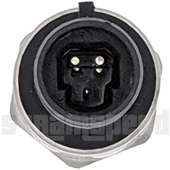 Scram Speed SNS129 3 BAR MAP Manifold Absolute Pressure sensor, cylindrical sensor with electrical connector on top, compatible with Holley EFI.