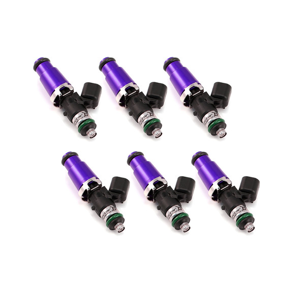ID2600-XDS 2600.60.14.14.6 Fuel Injectors, 14mm (purple) adapters, set of 6