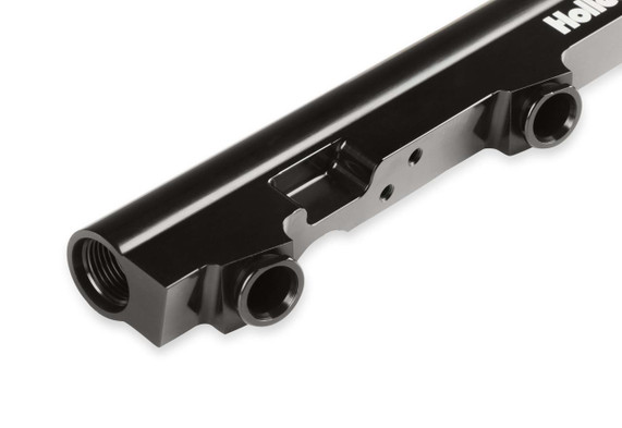 Holley Performance Parts – EFI, Intakes, & More Holley 534-244 BILLET FUEL RAIL KIT FOR LS TRUCK INTAKE, black billet aluminum fuel rail for LS truck intake systems.