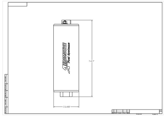 Aeromotive 11106 A750 EFI Fuel Pump - Red