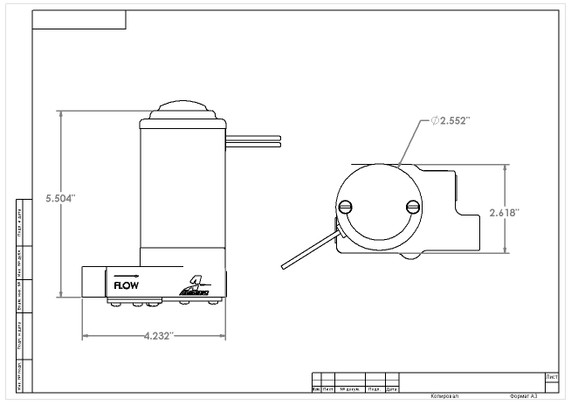 Aeromotive 11209 High Output (HO) (7 PSI)  Billet Carbureted Fuel Pump (3/8 ?? NPT) ports