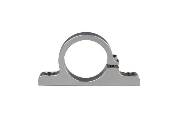 Aeromotive High-Performance Fuel System Parts Aeromotive 12305 Filter Mounting Bracket, Billet Clear-Coat, for 2301/12304, 12321/12324, Fits All 2 inch OD Filter Housings