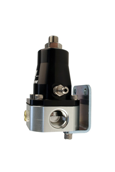 Aeromotive 13136 Regulator, Billet, EFI, 2x -6 inlet & -6 return, (Black Anodized Version of 13129)