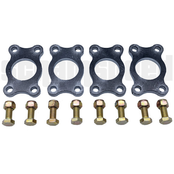 Scram Speed Quick Disconnect 1.5 Tube Chassis Flanges  - NHRA Approved!