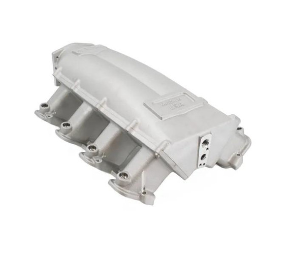 BTR Trinity Intake Manifold for LS3 Engines, natural finish, high-performance automotive part designed for LS3 engine applications.