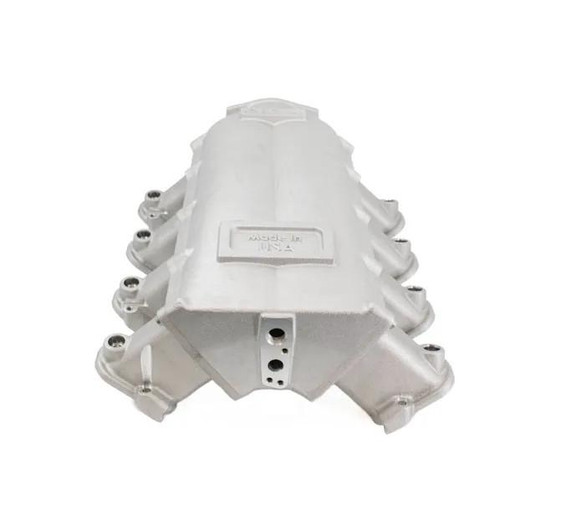BTR Trinity Intake Manifold for LS3 Engines, natural finish and lightweight design for performance enhancement.