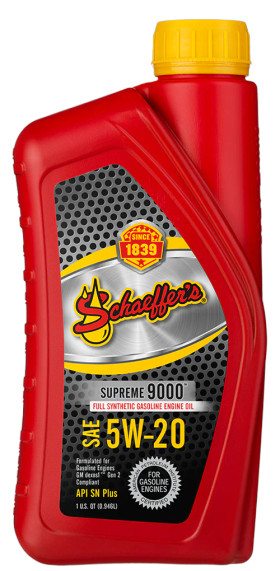 Schaeffers 9004 Supreme 9000 Full Synthetic 5W-20 (12 quarts/case)