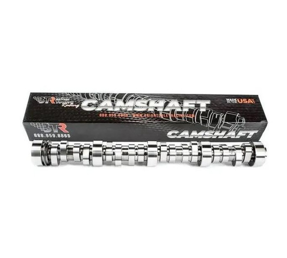 BTR Stage 2 Turbo Camshaft V2, high-performance automotive camshaft with precision-machined lobes and metal finish, designed for enhanced engine power. BTR Stage 2 Turbo Camshaft V2, high-performance automotive camshaft with precision-machined lobes and metal finish, designed for enhanced engine power.