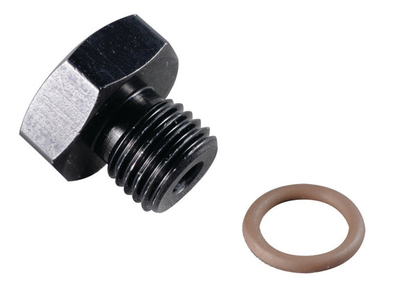 Fragola 481410-BL #10 PORT PLUG 7/8-14 BLACK
