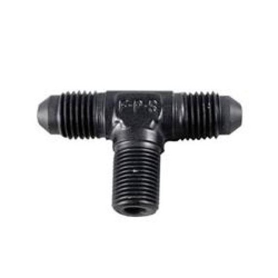 Fragola 482508-BL #8 TEE, 3/8 MPT, ON THE SIDE BLACK