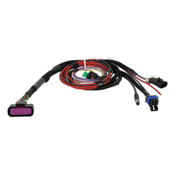 Holley Performance Parts – EFI, Intakes, & More Holley 558-190 SNIPER 2 MAIN HARNESS FOR PDM, automotive wiring harness with connectors and multiple wires for engine control system.