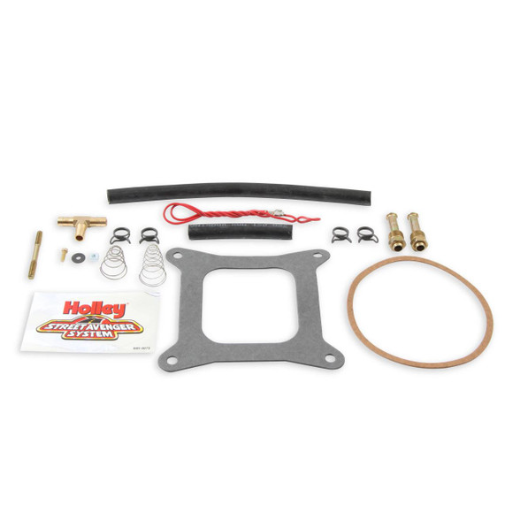 Holley Performance Parts – EFI, Intakes, & More Holley 0-81670 4150 670CFM H/C STREET AVENGER LSX gasket kit with carburetor components for performance engine upgrade.
