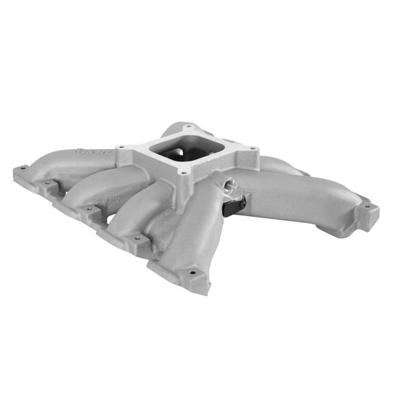 Holley Performance Parts – EFI, Intakes, & More Holley 300-940 Holley Single Plane Intake GM Gen V LT, image of a silver aftermarket automotive intake manifold.
