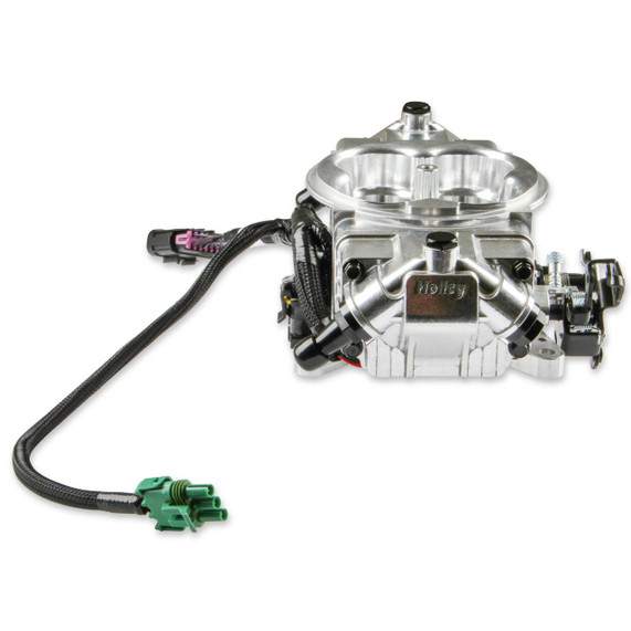 Holley EFI Holley 550-1011 Terminator X Max Stealth with trans control, automotive engine management system, with wiring harness and electronic components.