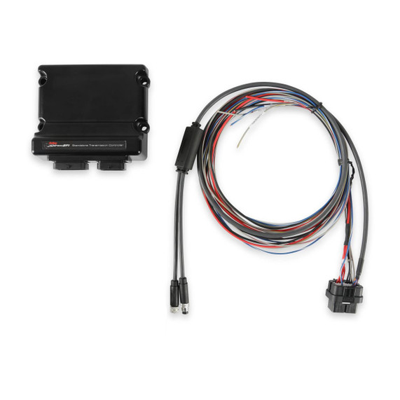 Holley Performance Parts – EFI, Intakes, & More Holley Sniper 2 Transmission Control Kit, automotive transmission control unit with wiring harness.