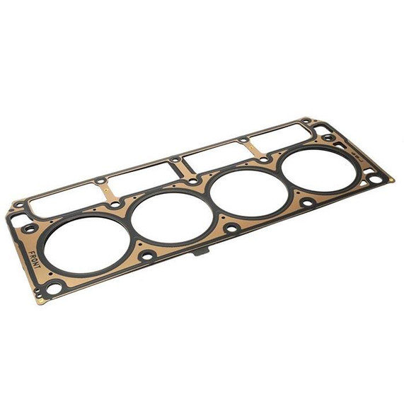 GM Performance GMP 12589227 LS2/LS6 6.0 LS Head Gasket, engine head gasket with multiple circular openings for engine cylinders.