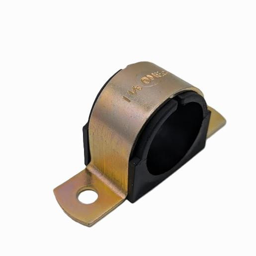 Scram Speed filter bracket - Small, metal and rubber automotive component for securing filters.